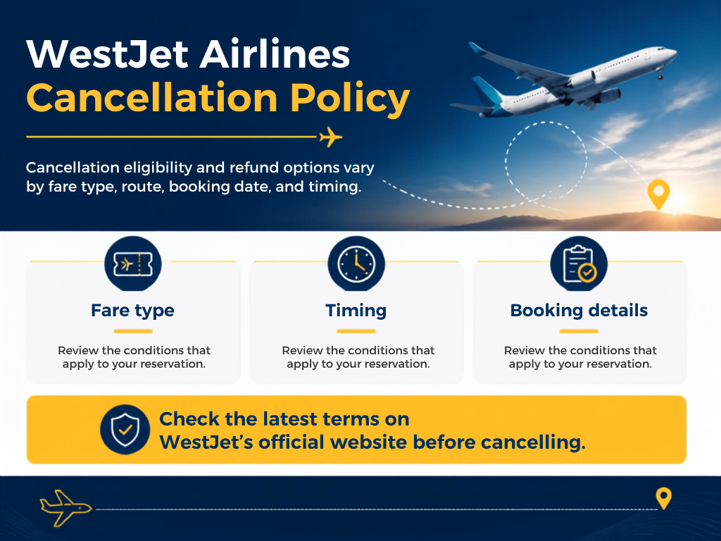 WestJet Airlines Cancellation Policy